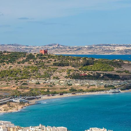 Clifftop Modern Apartment Mellieħa Esterno foto