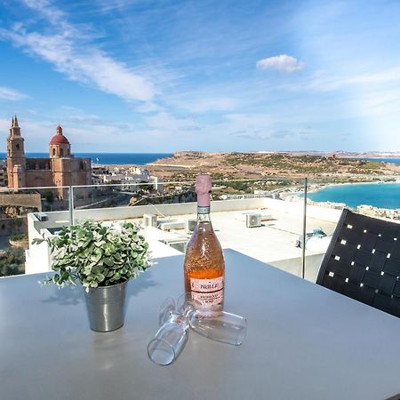 Clifftop Modern Apartment Mellieħa Esterno foto